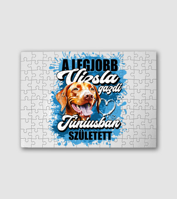 A legjobb vizsla gazdi júniusban született minta fehér pólón
