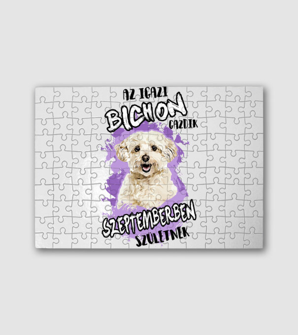 Az igazi BICHON gazdik SZEPTEMBERben születnek minta fehér pólón