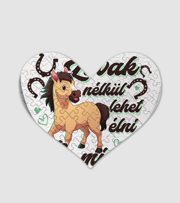 Lovak nélkül lehet élni, de minek? minta fehér pólón