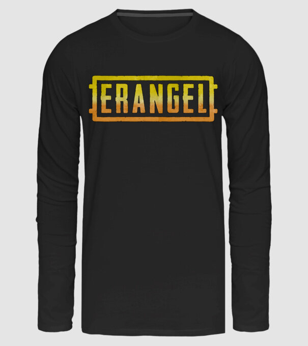 Erangel - PUBG Style minta fekete pólón