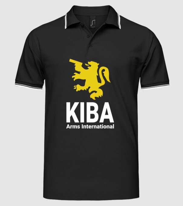 Kiba Arms International - Escape from Tarkov minta fekete pólón