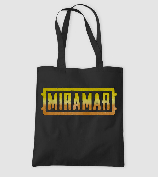 Miramar - PUBG Style minta fekete pólón