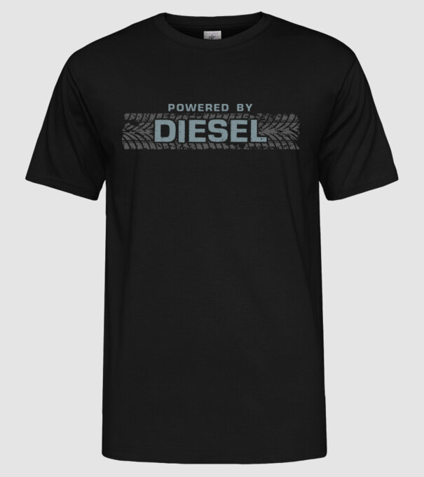 Diesel minta fekete pólón