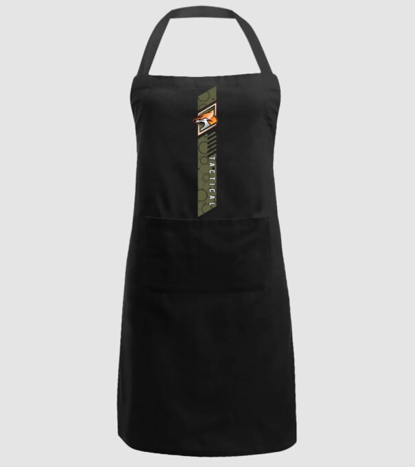 Fox Tactical minta fekete pólón