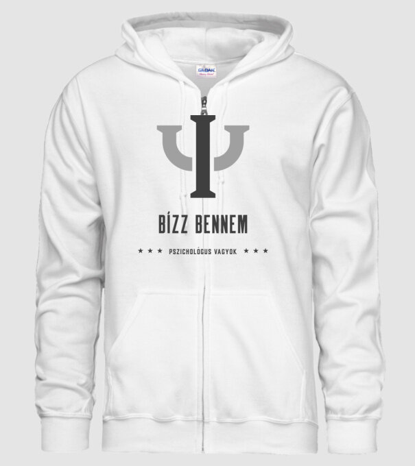 Bízz bennem pszichológus vagyok minta fehér pólón