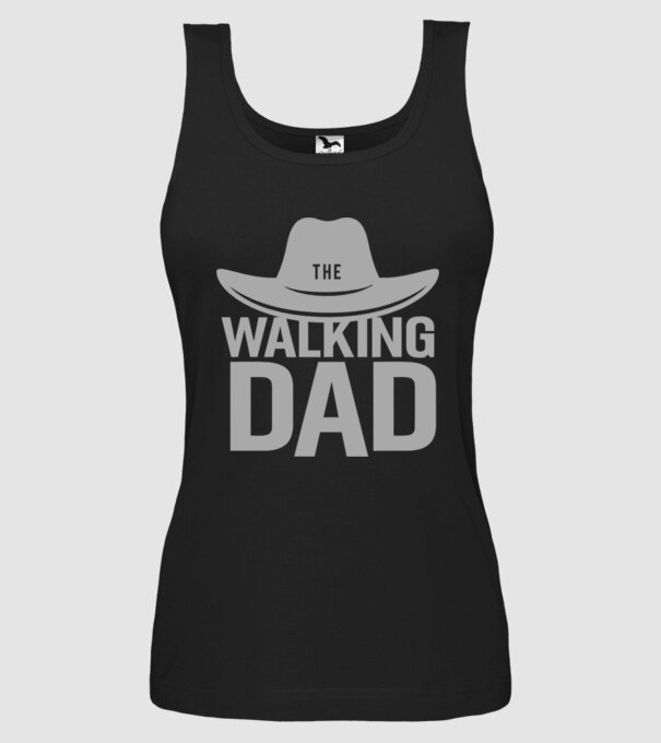 The Walking Dad minta fekete pólón