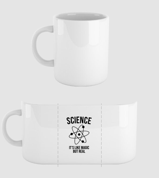 Science - It's like magic... minta fehér pólón