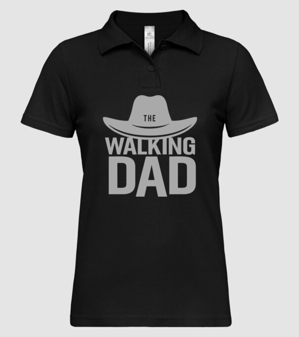 The Walking Dad minta fekete pólón