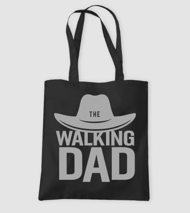 The Walking Dad minta fekete pólón