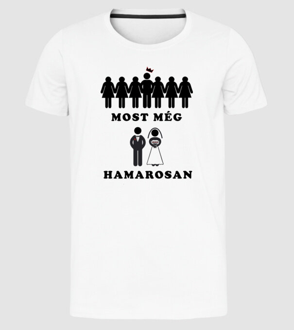Legénybúcsú - hamarosan minta fehér pólón