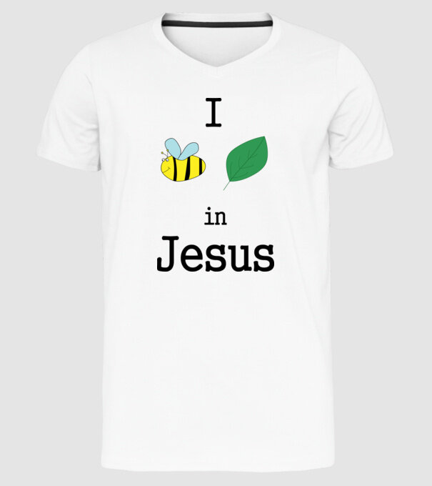 I believe in Jesus minta fehér pólón