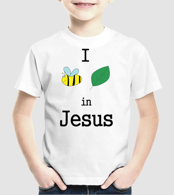 I believe in Jesus minta fehér pólón