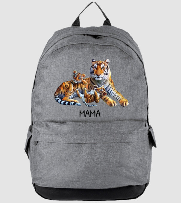 Anyáknapja - Tigris - Mama minta szürke pólón