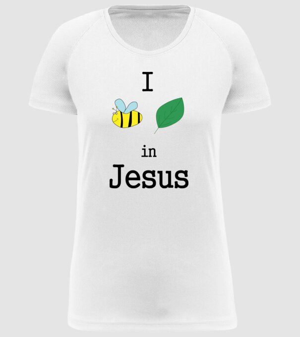 I believe in Jesus minta fehér pólón