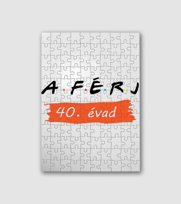Férj 40. évad minta fehér pólón