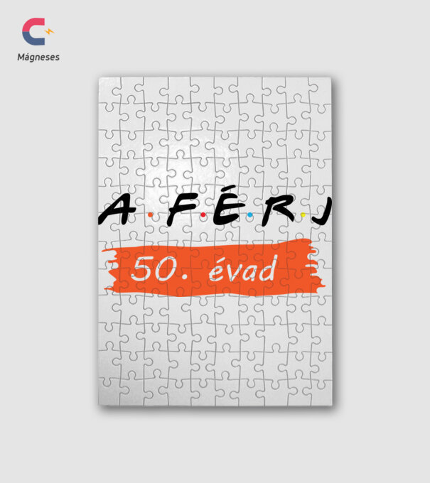 Férj 50. évad minta fehér pólón