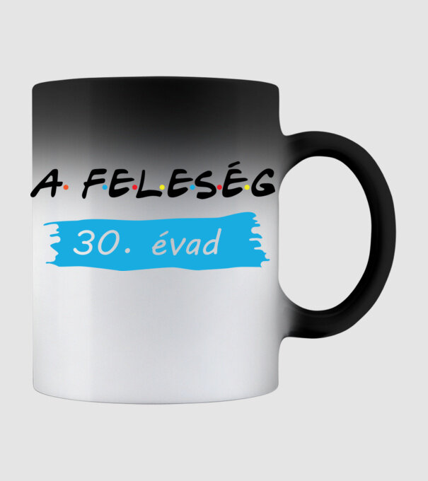 Feleség 30. évad minta fekete pólón