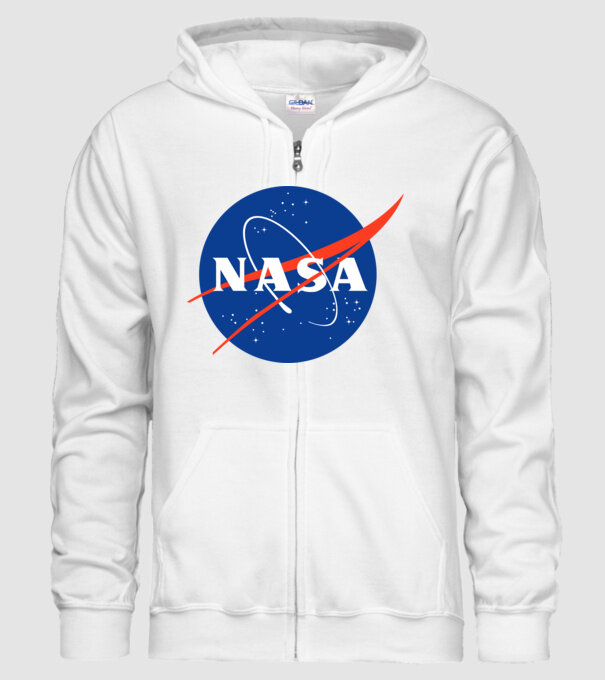 NASA minta fehér pólón