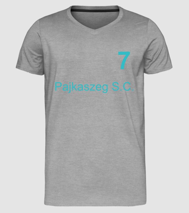 Pajkaszeg S. C. minta szürke pólón