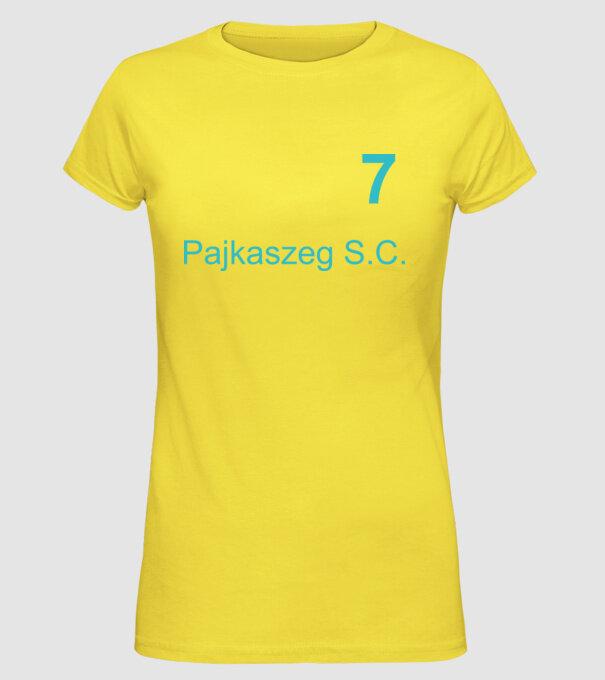 Pajkaszeg S. C. minta sárga pólón