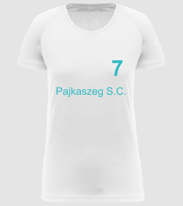 Pajkaszeg S. C. minta fehér pólón