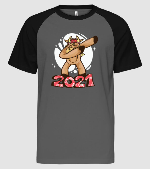 2021 Bivaly DAB minta szürke/fekete pólón