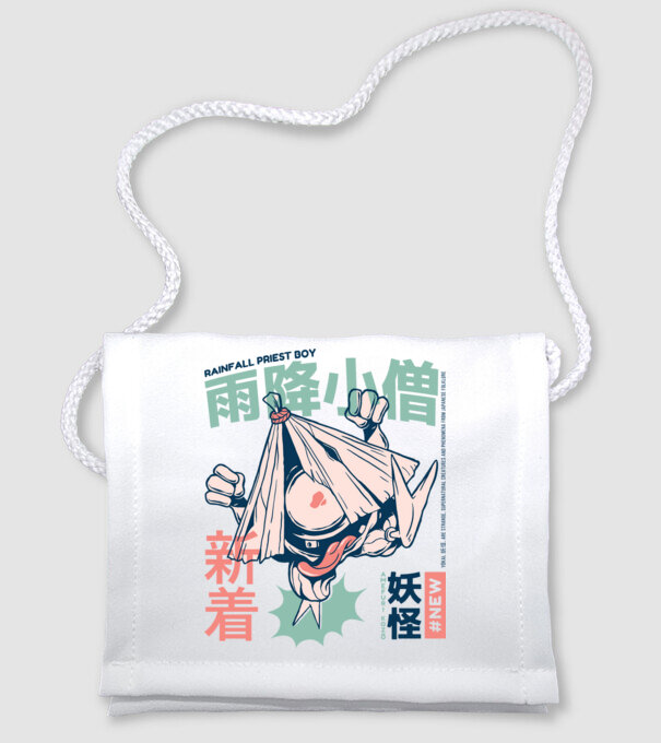 Amefuri Kozo Yokai minta fehér pólón