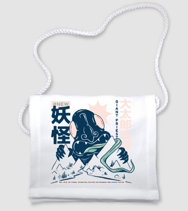 Daidarabotchi Yokai minta fehér pólón