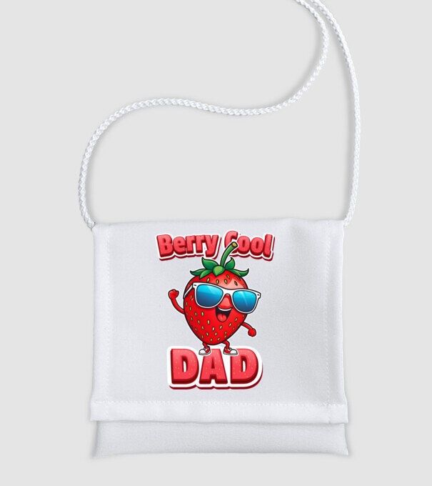 Berry Cool Dad Eper Napszemüvegben minta fehér pólón