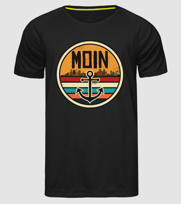 Moin Horgony minta fekete pólón