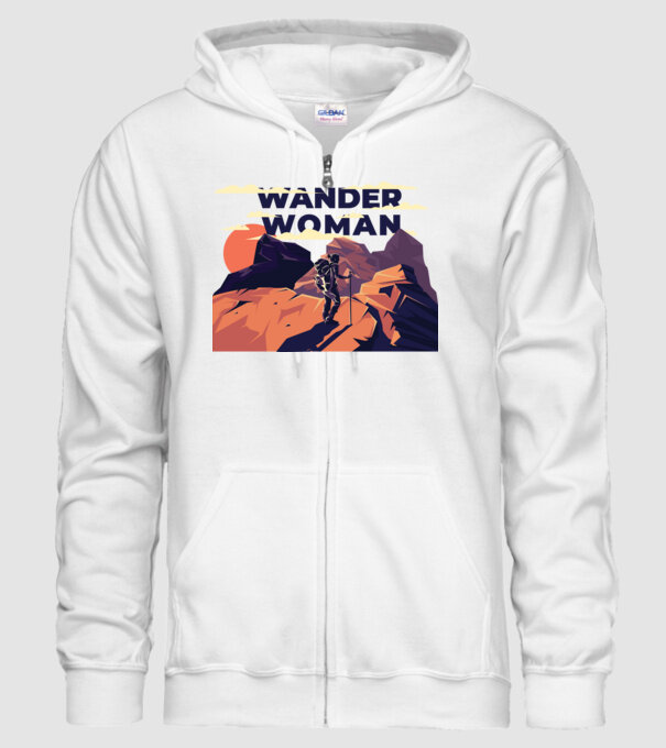 Wander woman minta fehér pólón