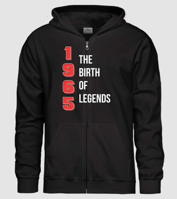 1965 the birth of legends minta fekete pólón
