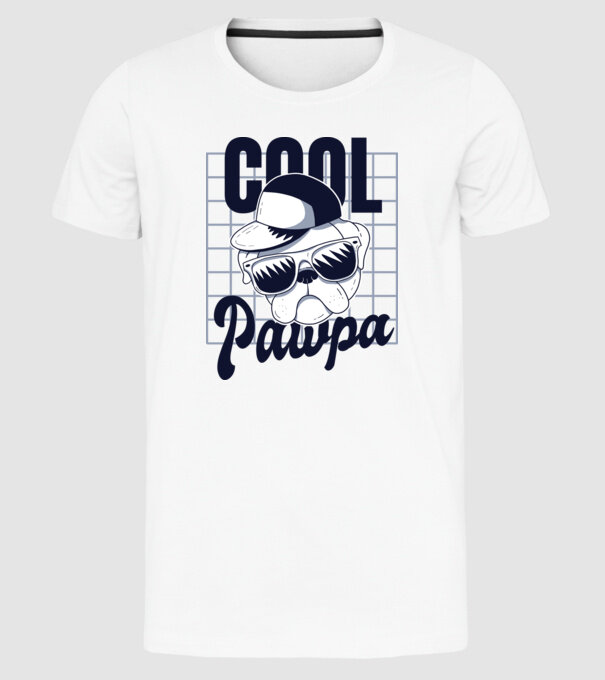Cool Pawpa minta fehér pólón