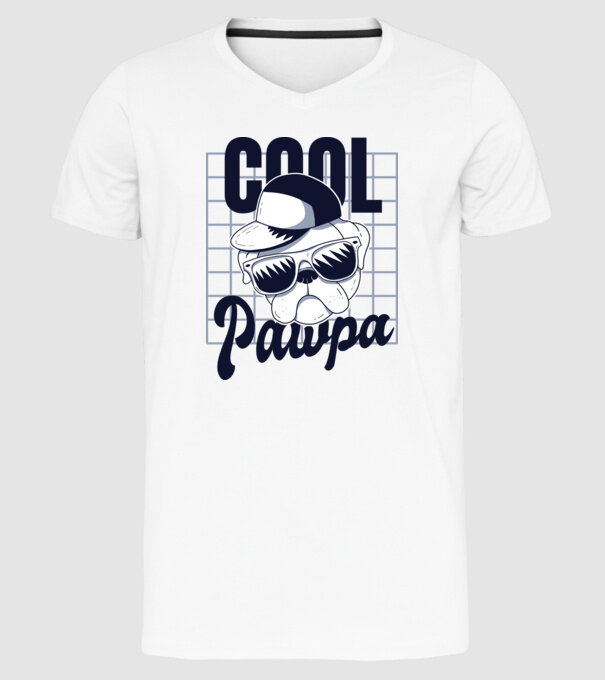 Cool Pawpa minta fehér pólón