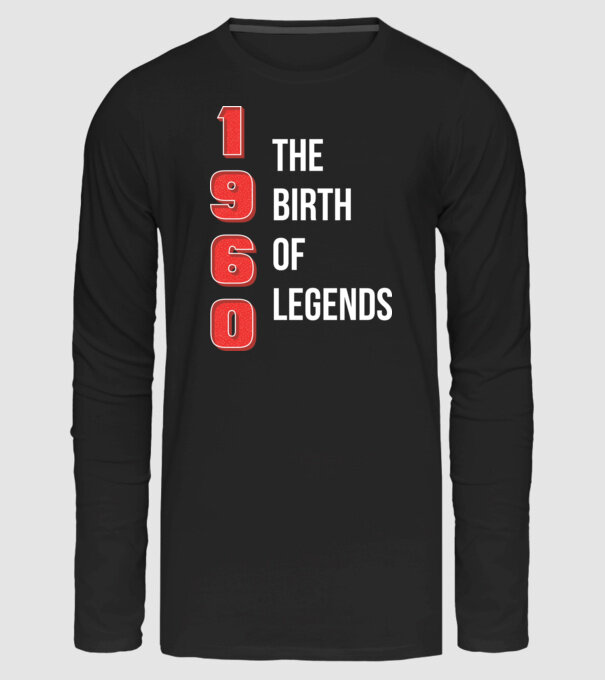 1960 the birth of legends minta fekete pólón