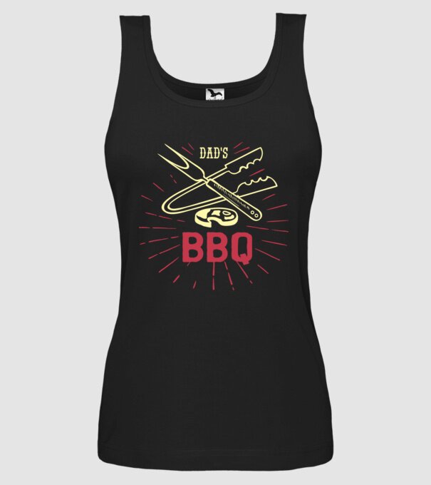 Apa BBQ minta fekete pólón