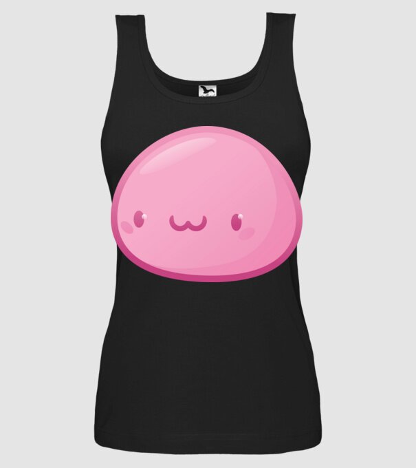Mochi minta fekete pólón