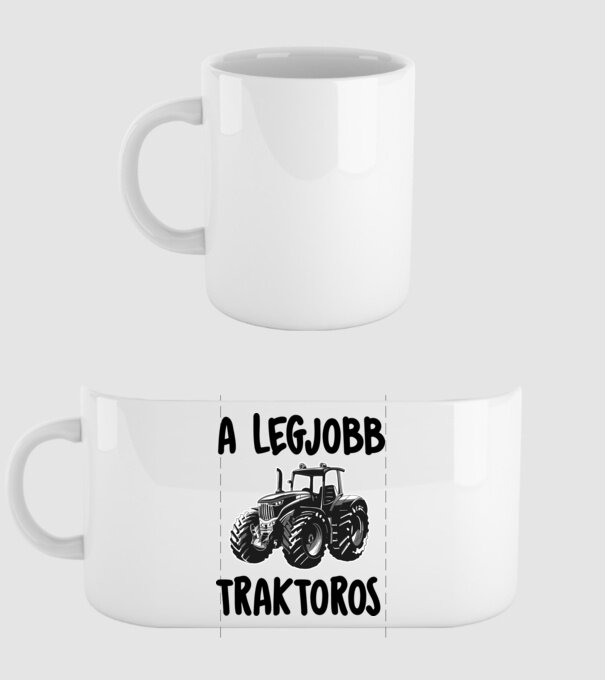 A legjobb traktoros minta fehér pólón