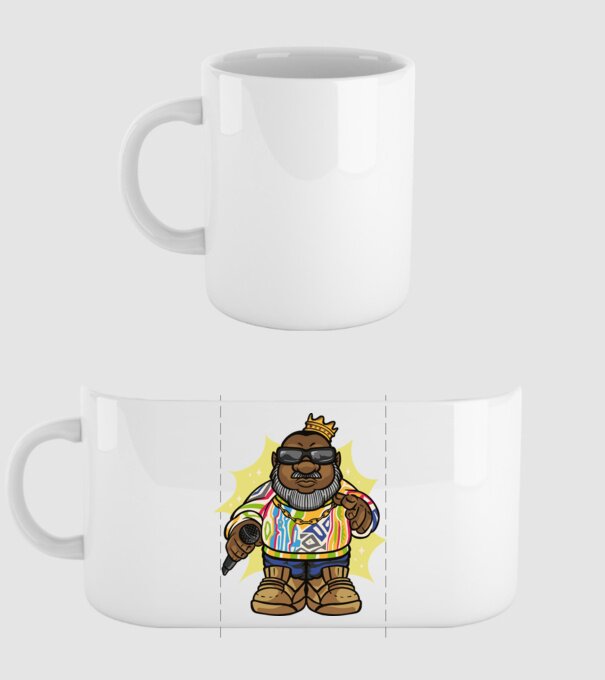 BIGGIES GNOME minta fehér pólón