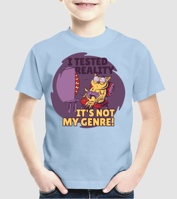 Gamer Bagoly minta világoskék pólón