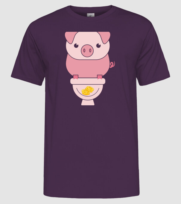 Little Pig minta lila pólón