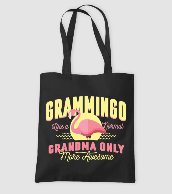 Grammingo minta fekete pólón