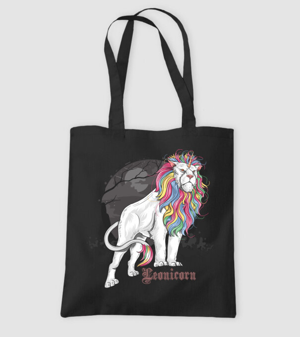 Leonicorn minta fekete pólón