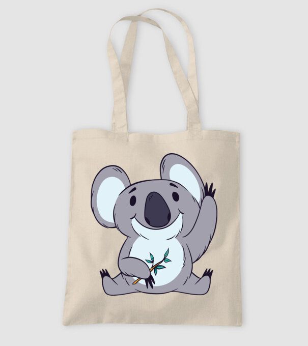 Cuki Koala minta homokszín pólón