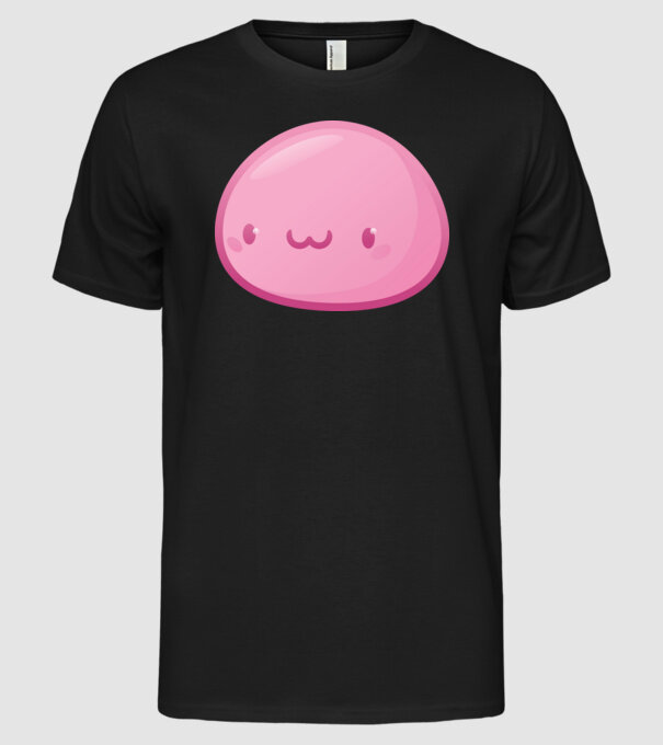 Mochi minta fekete pólón