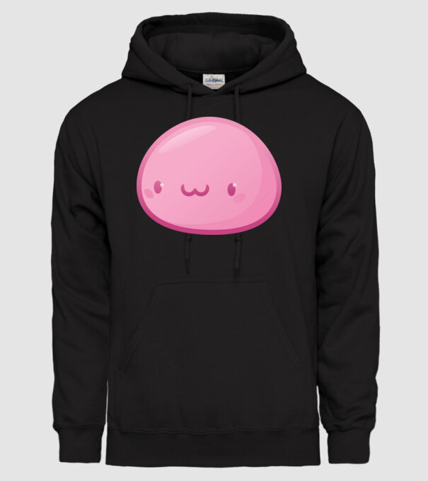 Mochi minta fekete pólón
