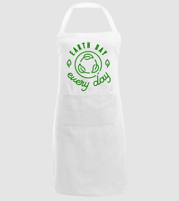 Earth Day Every Day - Föld napja minta fehér pólón