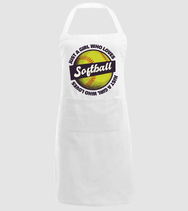 Softball minta fehér pólón