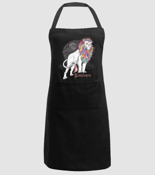 Leonicorn minta fekete pólón