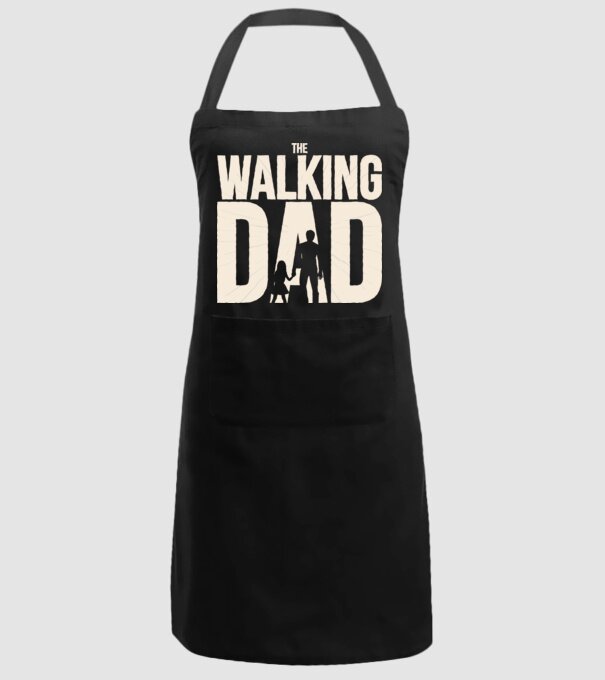 The Walking Dad minta fekete pólón